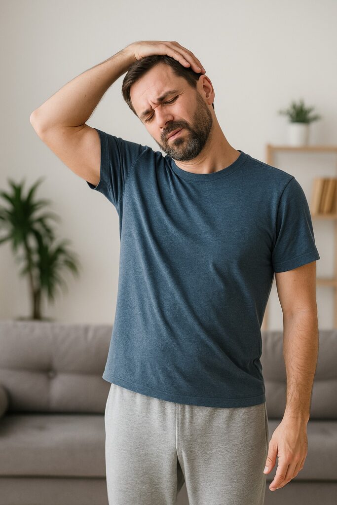 왼쪽 머리 통증 완화를 위한 스트레칭: 하루 5분 루틴으로 두피 근육 긴장 완화