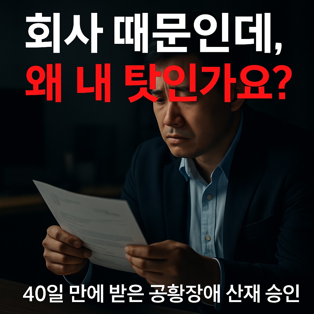 공황장애 산재보험 승인 사례 | 직장 스트레스로 인한 산재 승인 과정을 다룬 썸네일 이미지